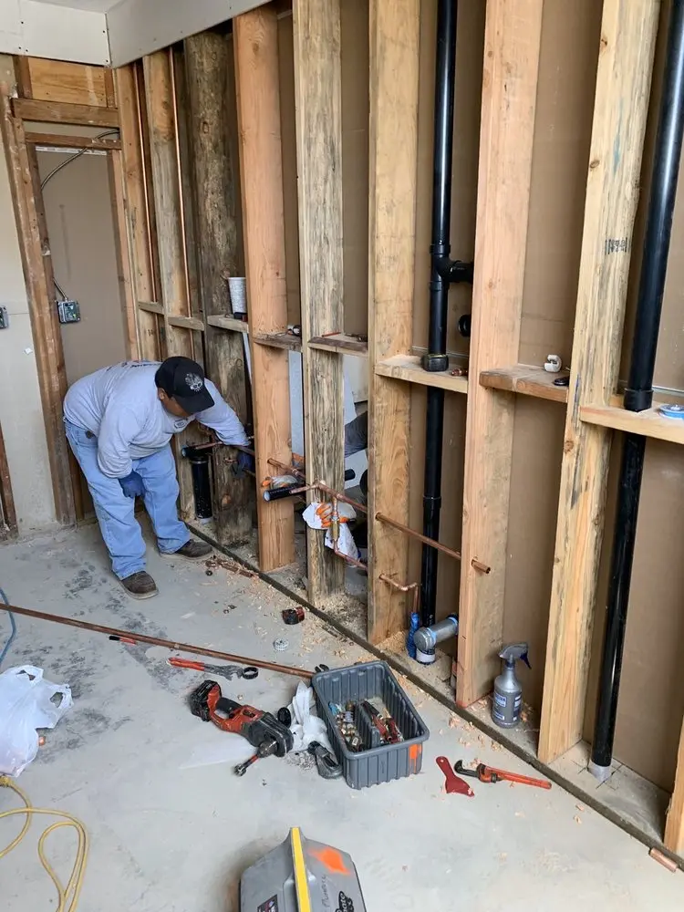 Commercial rough-in plumbing for Gas Line Repair in Rock Chapel
